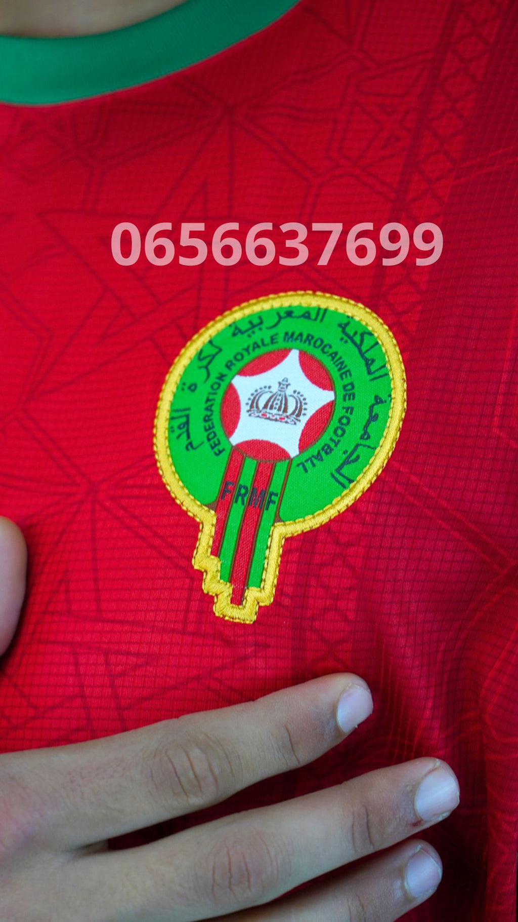 قميص المنتخب المغربي الخاص بكأس أمم افريقيا ⚪🔴