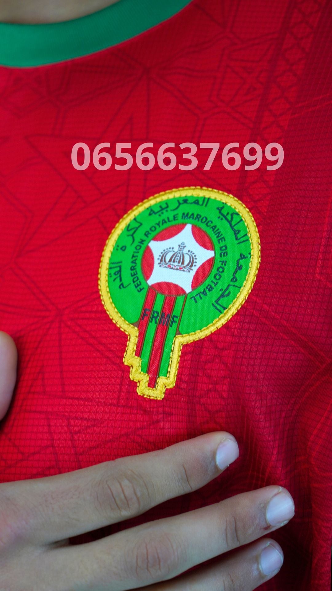 قميص المنتخب المغربي الخاص بكأس أمم افريقيا ⚪🔴