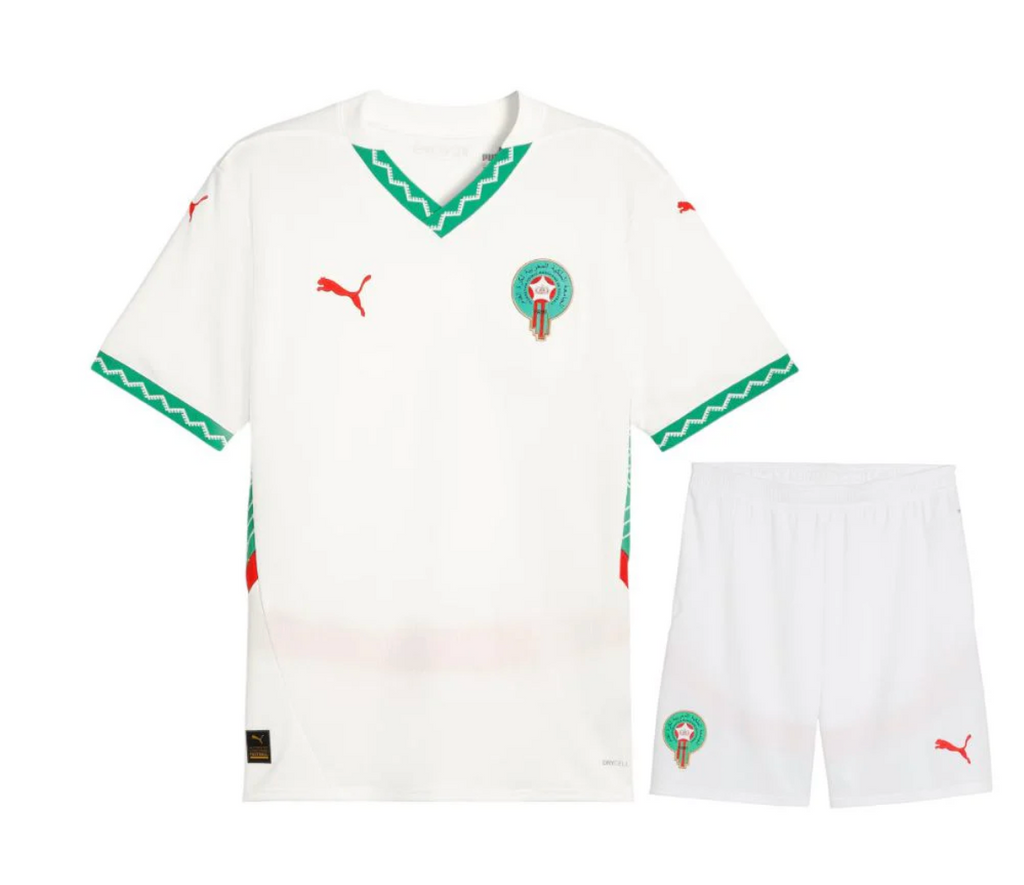 Maillot kit enfant maroc exterieur 2024-2025