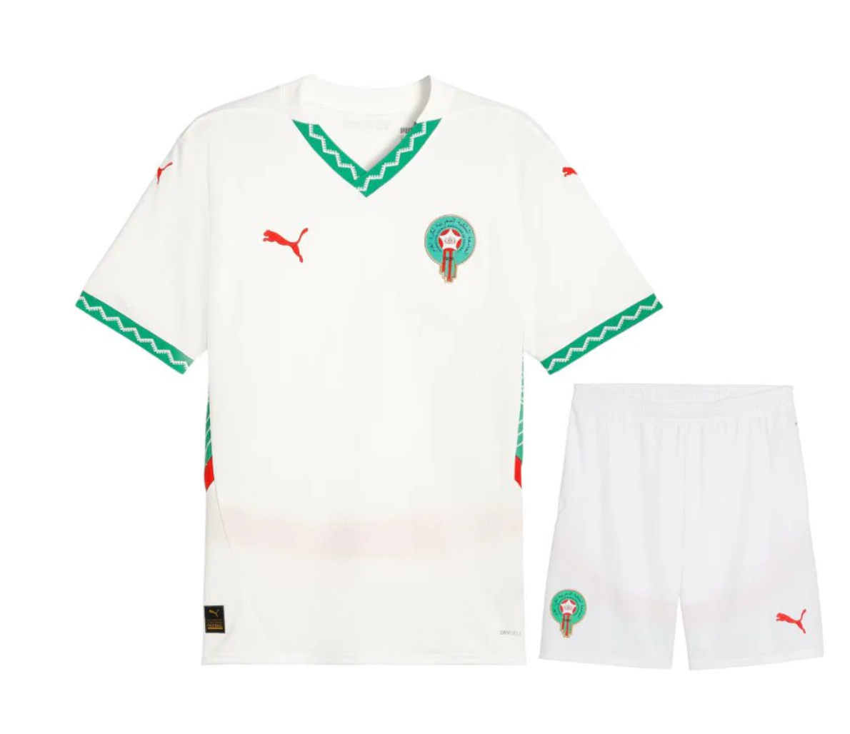 Maillot kit enfant maroc exterieur 2024-2025