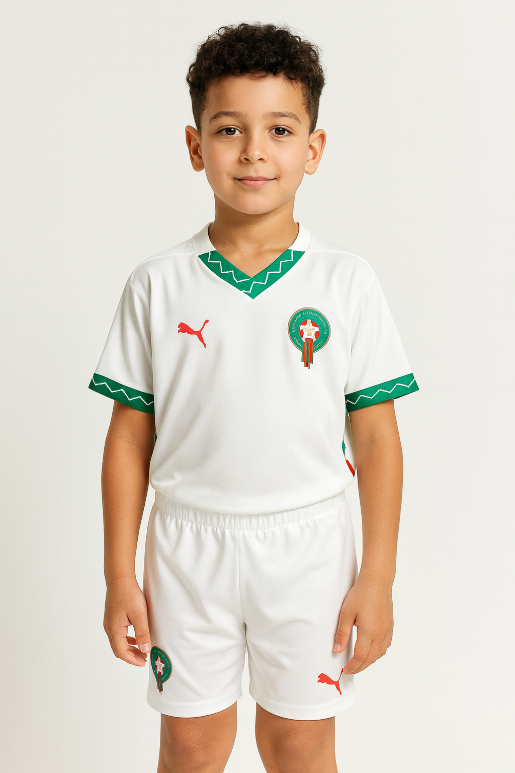 Maillot kit enfant maroc exterieur 2024-2025
